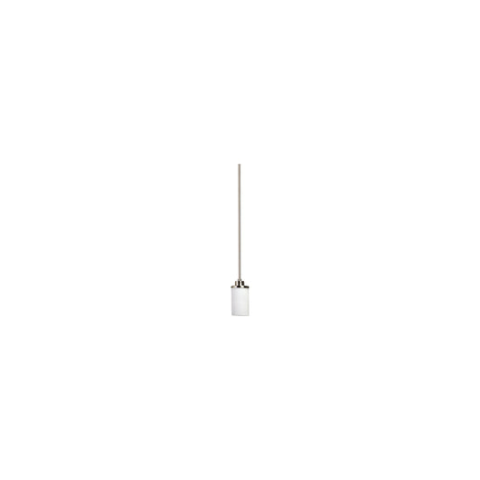 Artcraft AC1300PN Parkdale 1 Light 5 inch Polished Nickel Pendant