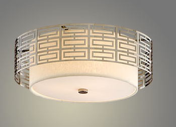 AFC1505-PS-26G3 - Polished Steel 3 Lt. Flush Mount - Troy Lighting - IN STOCK LIGHTING - Flush Mount