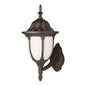 X25-BLK - Matte Black 1Lt Exterior Wall Lantern
