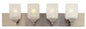 X395GU524-NI-27K-TG - Nickel 4Lt CFL Bath Vanity