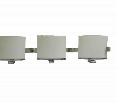 X464-CH - Chrome 3Lt Bath Vanity