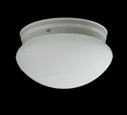 X46-BRZ - Bronze 1Lt CFL Flush Mount Mushroom