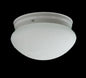 X46-BRZ - Bronze 1Lt CFL Flush Mount Mushroom