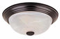 X816-BRZ - Bronze 1Lt CFL Flush Mount