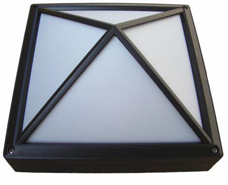 X825-BS - Brush Steel 1Lt Exterior Flush Mount