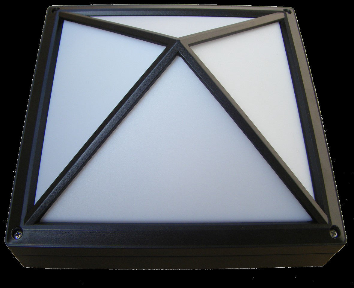 X825-SLV - Silver 2Lt CFL Exterior Flush Mount