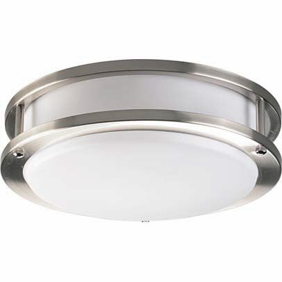 X020-NI - Brush Nickel 3Lt flush Mount Saturn