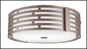 XF742-NI - Nickel 3 Lt CFL Flush Mount Saturn