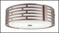 XF742-NI - Nickel 3 Lt CFL Flush Mount Saturn