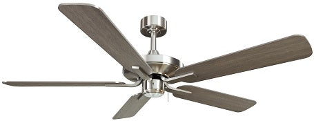 C650 ST/ESP 52" Stainless Steel Ceiling Fan w/5 Expresso Blades