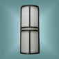 DLCAM18X8BR-D26GU41-WA-WET-TOP - 2 Light Bronze Up/ Down Wall Sconce