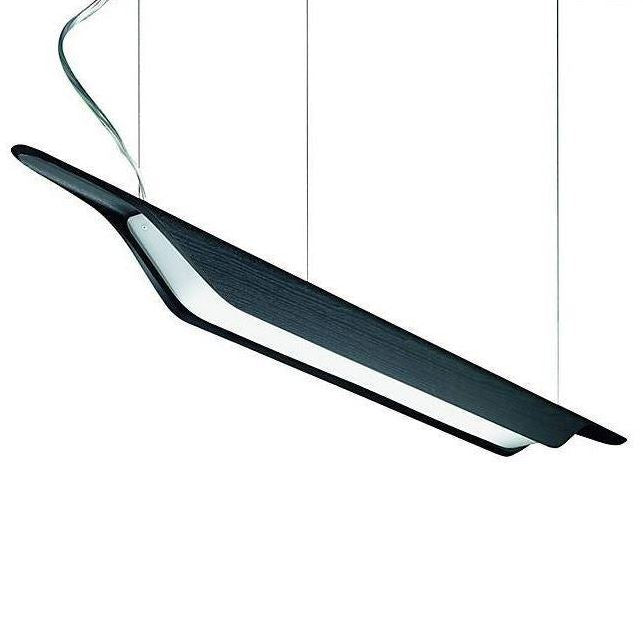 TROAG LARGE BL - 1 Light 80W (T5) 120V Black Suspension Pendant