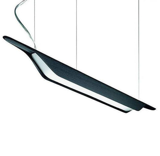 TROAG LARGE BL - 1 Light 80W (T5) 120V Black Suspension Pendant