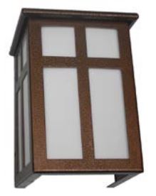 DL-MDH1-BR-D13-41-WA -  Bronze Exterior Modern Wall Sconce
