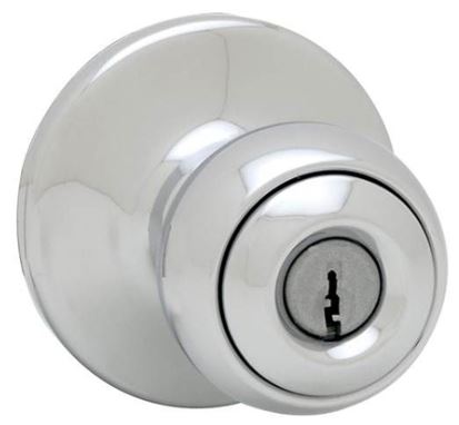 400P-26 - Keyed Entry Chrome Knob