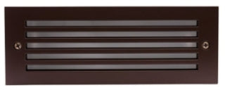 Elco Lighting ELST40BZ CFL Brick Light with Grill Faceplate, Bronze