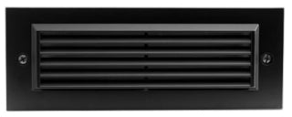 Elco Lighting ELST45B CFL Brick Light with Angled Louver Faceplate w/Lens