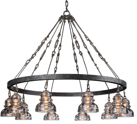 F3137 - 10 Light Menlo Park Chandelier