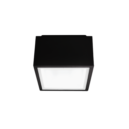 Modern Forms FM-W9200-BK Bloc LED 6 inch Flush Mount, Black