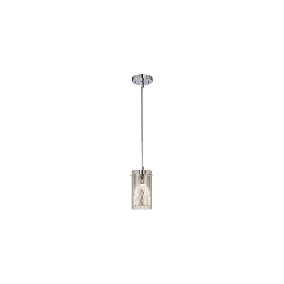 Canarm IST184B01BN10 Rohe 1-Light Pendant, Chrome