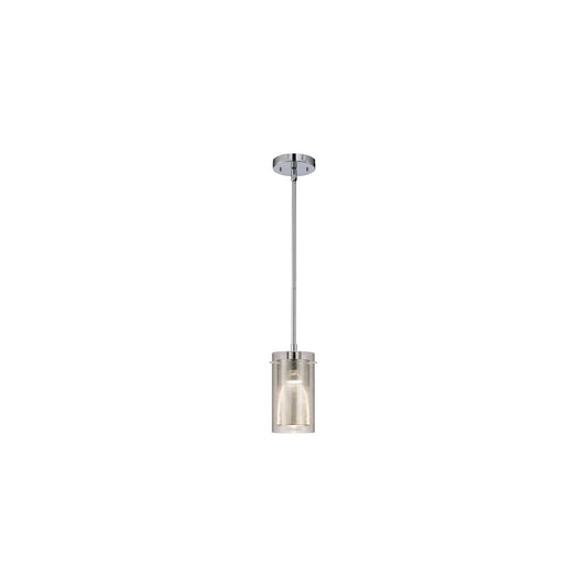 Canarm IST184B01BN10 Rohe 1-Light Pendant, Chrome