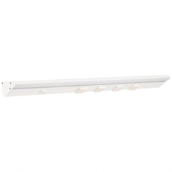 Hardware Resources LP24QD8NDWWT30 24-1/2" Lighted Power Strip, White