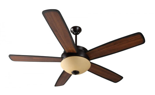 LY52OB - Oiled Bronze 52", 5 Blade Ceiling Fan w/ Light Kit - Craftmade - IN STOCK LIGHTING - Ceiling Fans