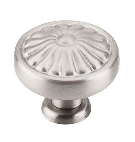 Top Knobs M1599 Normandy Collection 1-1/4 in. (32mm) Knob, Brushed Satin Nickel