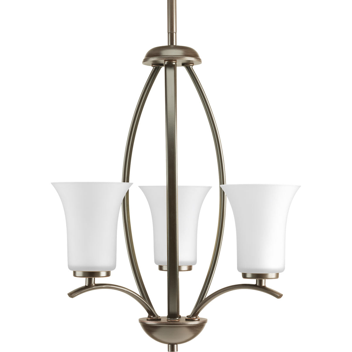 P3587-20W - Antique Bronze 3Lt Joy Hall Pendant