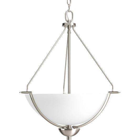 P3912-09 - Bravo 3 Light 21 inch Brushed Nickel Pendant