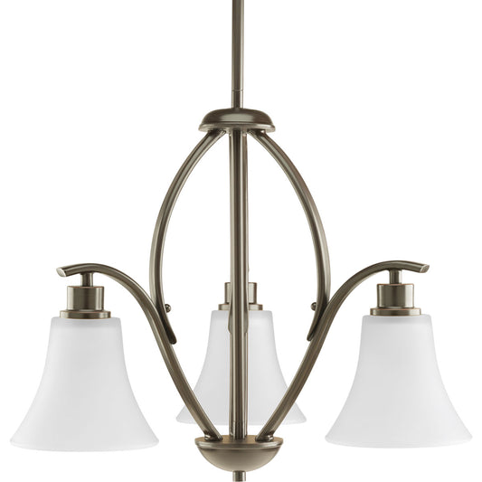P4489-20W - Antique Bronze 3Lt Joy Chandelier