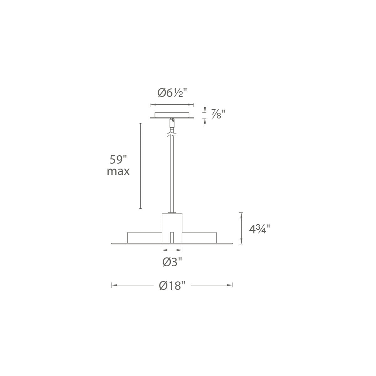 Modern Forms PD-W99620-BZ Warlock LED 18 inch Bronze Outdoor Pendant