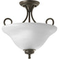 P3460-20 - 2 Light 60W(M) Antique Bronze Semi Flush Mount