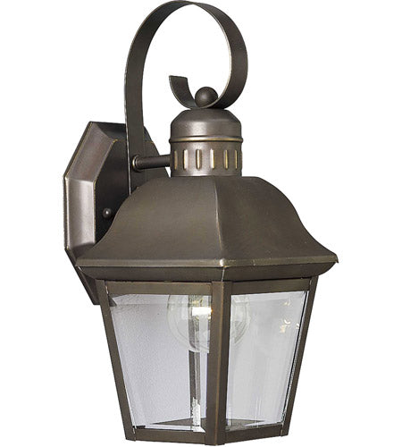Progress P5687-20 Andover 1 Light 13 inch Outdoor Wall Lantern, Antique Bronze