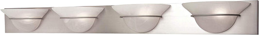 17148-BN4 - Bushed Satin Nickel 4 Lt. Moonglow Bath Vanity