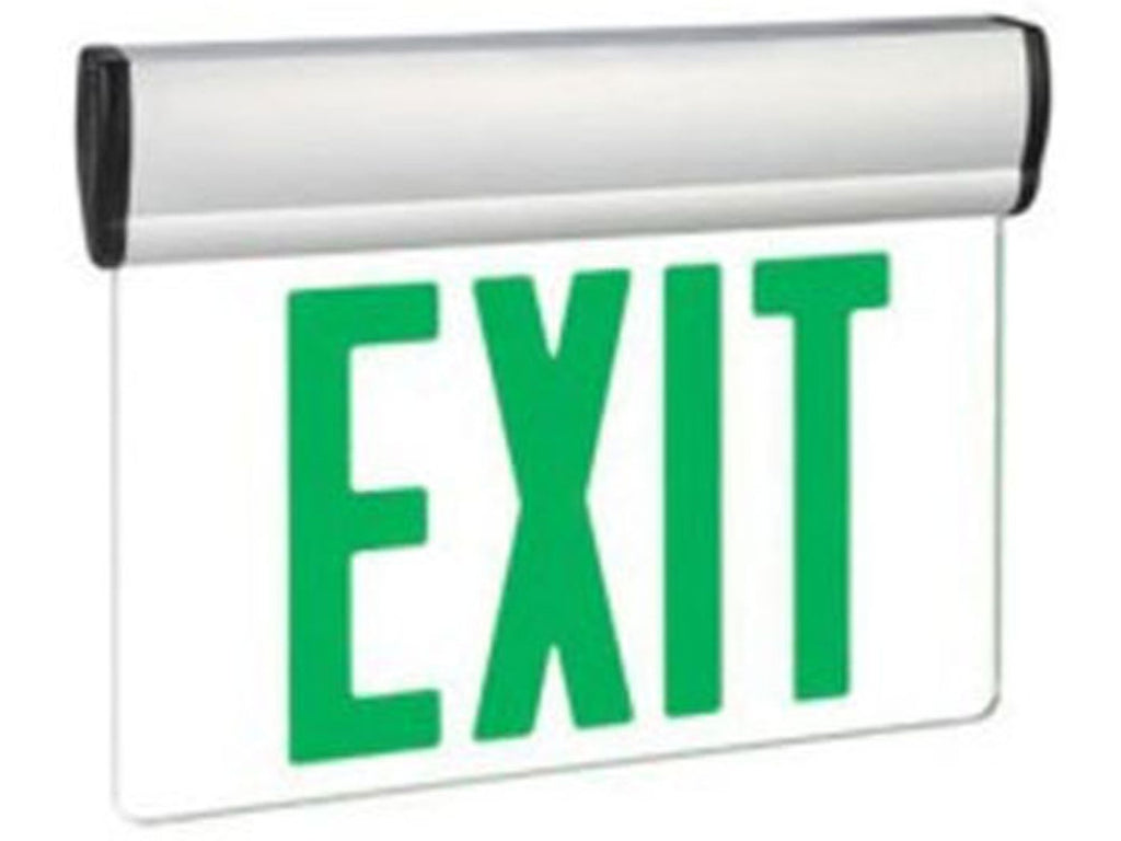Exitronix S902-WB-SR-GC-AG LED Edge-Lit Exit Sign