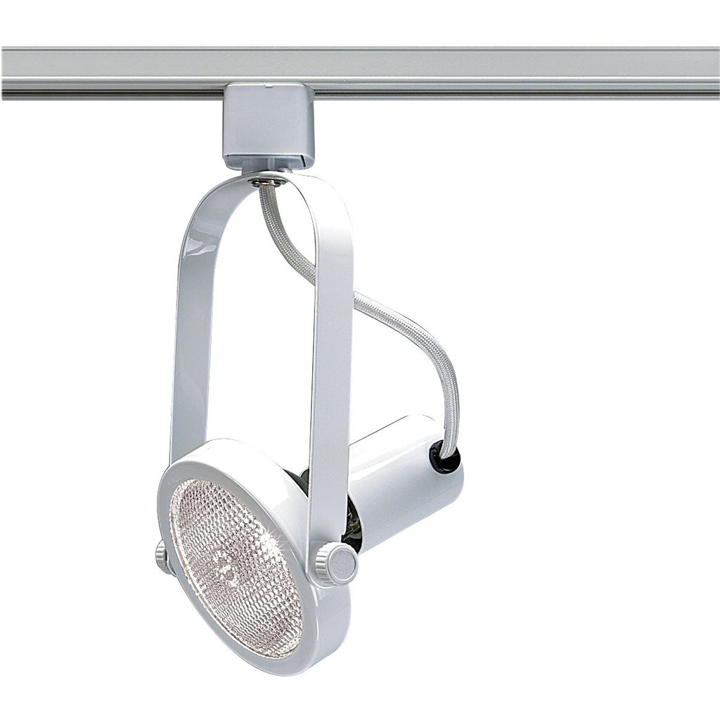 TH222 - White 1 Lt. Track Head - Satco Products - IN STOCK LIGHTING - Track Lighting
