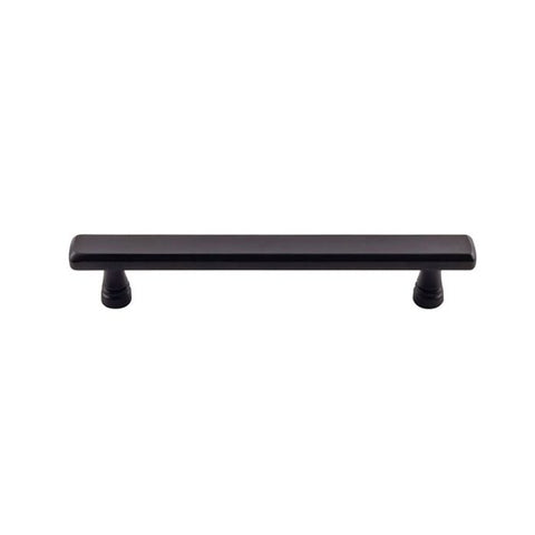 Top Knobs TK854BLK Devon Collection 5-1/16 in. (128mm) Pull, Flat Black