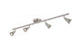W-494 BN - Brushed Nickel 4 Lt. 6127 Track Light - Trans Globe Lighting - IN STOCK LIGHTING - Track Lighting