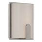 WAC Lighting WS-13212BN-30K 12in Stella LED Wall Sconce, Brushed Nickel
