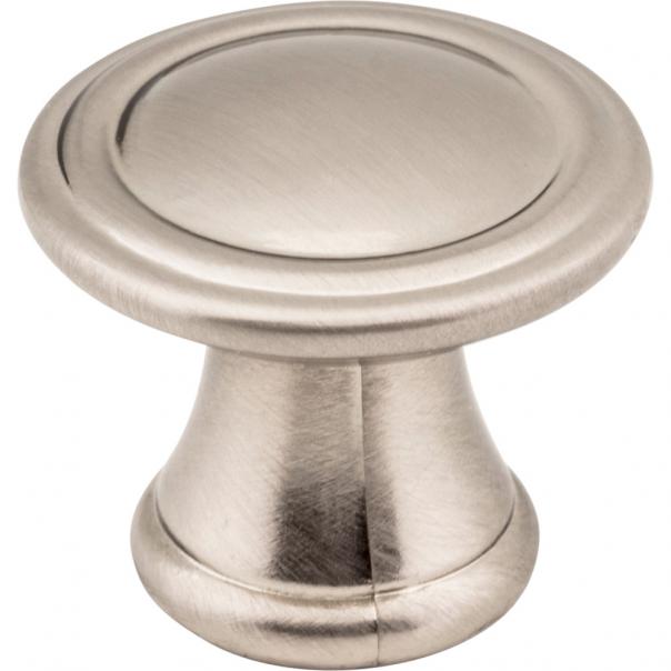 Hardware Resources Z110-SN Cordova 1 3/16" Cabinet Knob, Satin Nickel