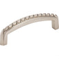 Hardware Resources Z118-3SN Cypress 3" Center to Center Cabinet Pull, Satin Nickel