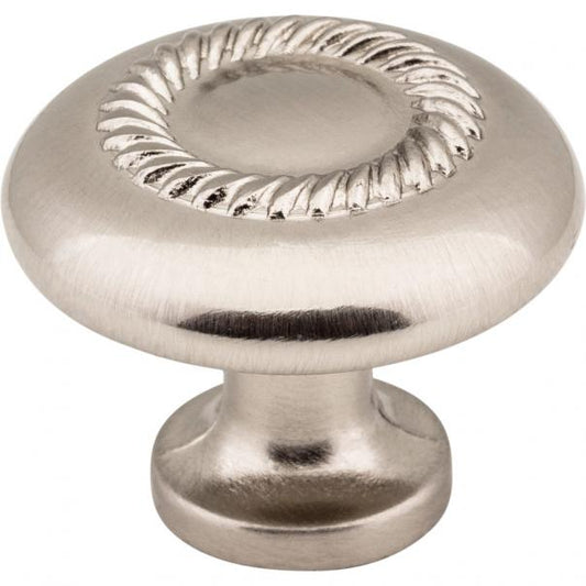 Hardware Resources Z118-SN Cypress 1 1/4" Mushroom Cabinet Knob, Satin Nickel