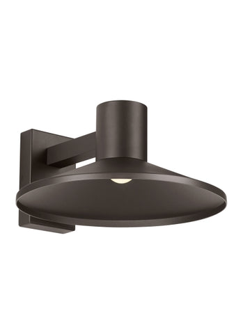 Tech Light 700OWASH-H930-16-D-Z-UNV Ash Outdoor Wall Sconce, Black