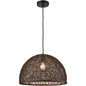 Elk Lighting D4557 Casing 1 Light 17 inch Brown Pendant Light