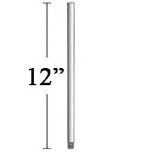 DR512-PW - Pewter 12" Fan Down Rod - Minka Lavery - IN STOCK LIGHTING - Fan Accessories