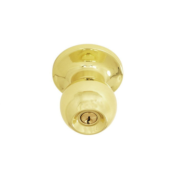 10503PB - Polished Brass Keyed Entry Knob