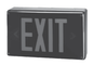 NAV-NC-R-2-BL - Exit Sign with Nicad Battery, Red Double Face with Black Finish