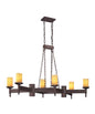 F2586 - Weathered Rust 6 Lt. Academy Island Light - Troy Lighting - IN STOCK LIGHTING - Island Lights