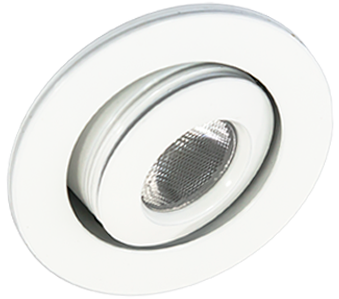 American Lighting LMS WH LED Mini Swivel Puck Light